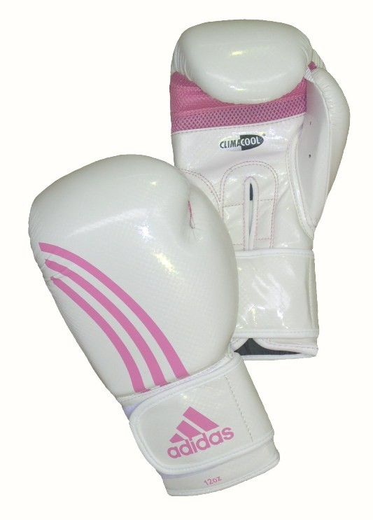 pink adidas boxing gloves